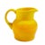 Mid 20th Century Vintage Cadmium Yellow Opaline Blown Glass Pitcher For Sale - Image 5 of 12