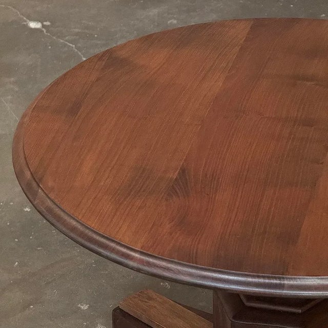 Wood Rustic Mid-Century European Lamp Table ~ Coffee Table For Sale - Image 7 of 12