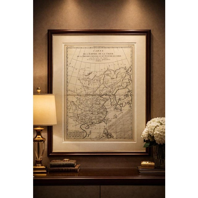 China, Korea & Japan – Antique East Asia Map, Bonne c1780 : This map presents China, Korea, and Japan, including Tartary...