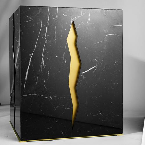 White Marble Crepa Coffee Tables by Atelier Terrai, Set of 2 For Sale - Image 8 of 10