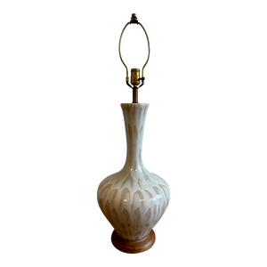 Mid-Century Ceramic Glazed Lamp