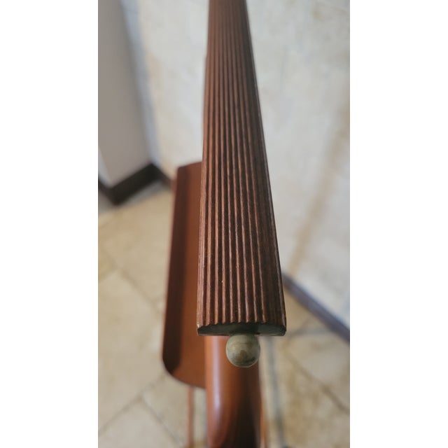 Wood Mid 20th Century Brevettato Mid-Century Wooden Vale Stand For Sale - Image 7 of 12