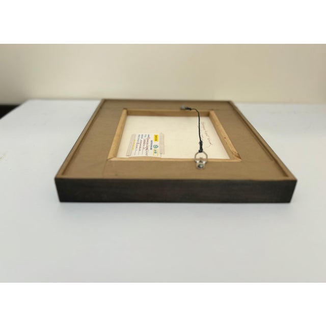 Sereno Iii, by Bernyce Winick, Signed Aquamedia Gouache Abstract, Framed For Sale In New York - Image 6 of 8