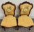 This is a stunning pair of antique French Louis XV style walnut side chairs with floral tapestry. Features richly carved...