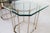 Vintage Hollywood Regency Style Brass and Chrome End Tables - A Pair For Sale In Milwaukee - Image 6 of 13