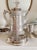 Metal Rare Monumental Victorian c.b. Barker Quadruple Plate Water Set With Original Stand & Matching Goblet For Sale - Image 7 of 16