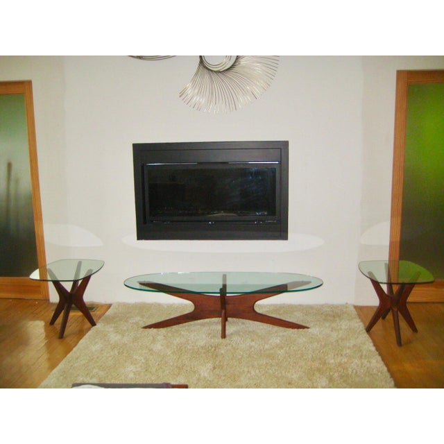 Mid-Century Modern Adrian Pearsall for Craft Associates Midcentury Jacks Coffee and Two End Tables For Sale - Image 3 of 14