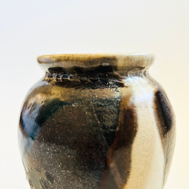 Late 20th Century Moody Studio Pottery Vase For Sale - Image 5 of 13