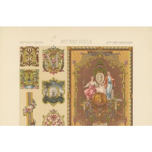 Albert Racinet, Ornament, 1873, Chromolithograph For Sale - Image 6 of 10