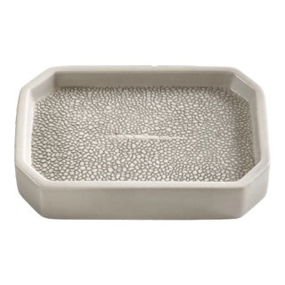 Shagreen Bath Accessories Soap Dish For Sale