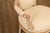 White French Louis XVI Style Pair of Cream Painted Armchairs For Sale - Image 8 of 18