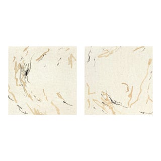 Set of Small Abstract Painting on Canvas For Sale