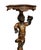 Pair of Mid-19th Century Italian Polychrome & Gilt Figural Pedestal Tables For Sale In Los Angeles - Image 6 of 10