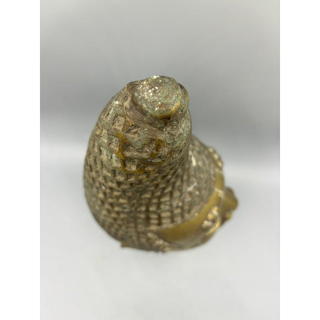 Antique Yoruba Ife Bronze Bust from a Museum Collection, Nigeria (Kotalla TL Analysis) For Sale - Image 14 of 18