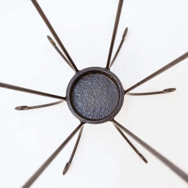 Mid-Century Modern Wrought Iron Umbrella Stand, 1960s For Sale - Image 9 of 12