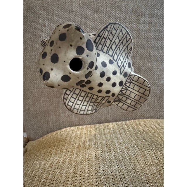 1980s Zuni Pueblo–Style Owl Bird Figurine | MoMA / Brooklyn Museum Art Reproduction For Sale In Raleigh - Image 6 of 12