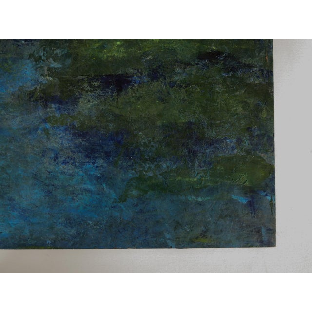 Early 21st Century Plein Air Impressionist Moody Wetlands Landscape Painting For Sale - Image 4 of 8