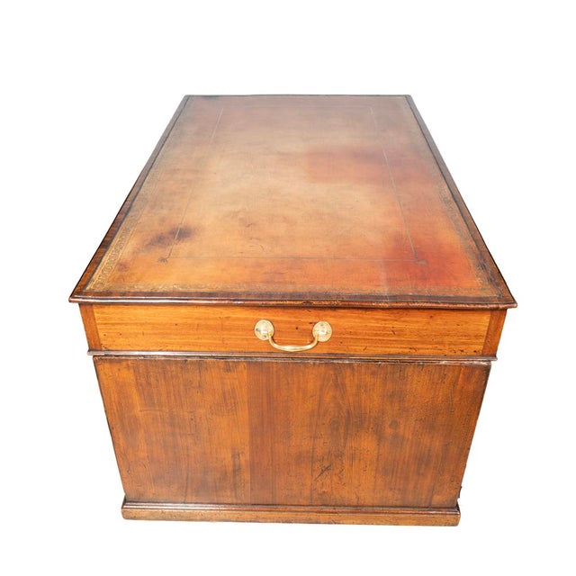 Late 18th Century George III Mahogany Partners Desk For Sale - Image 5 of 11