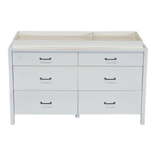 Pottery Barn Kids Camden White 6-Drawer Dresser With Changing Tray For Sale