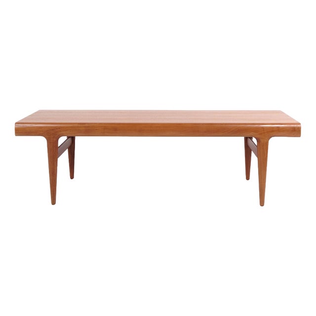 Teak Coffee Table with Built-in Drawers by Johannes Andersen for Uldum Møbelfabrik, 1960s For Sale