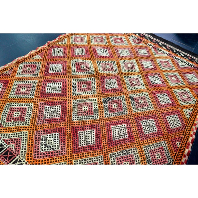 Tribal 1960s Tribal Turkish Kilim Rug For Sale - Image 3 of 11