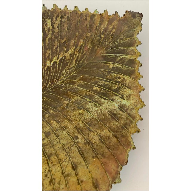 Bronze Leaf Centerpiece Sculpture #6 For Sale - Image 4 of 12