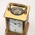 Vintage Bronze and Beveled Glass Travel Clock For Sale - Image 6 of 7
