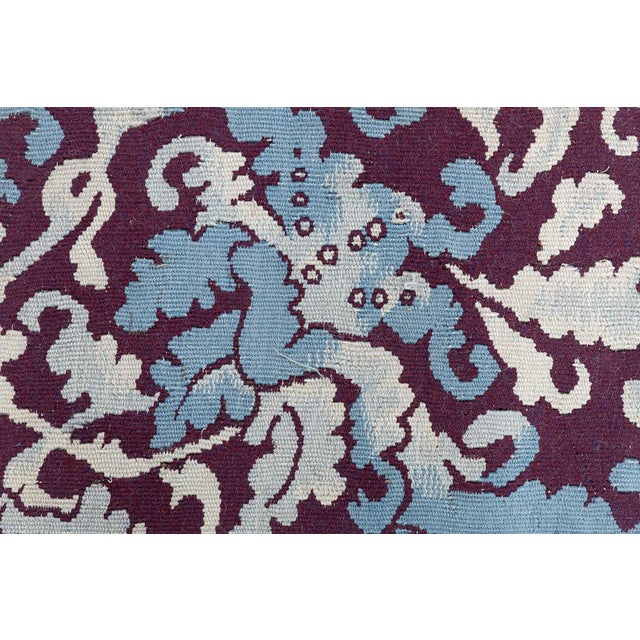Textile Antique French Aubusson Rug For Sale - Image 7 of 9