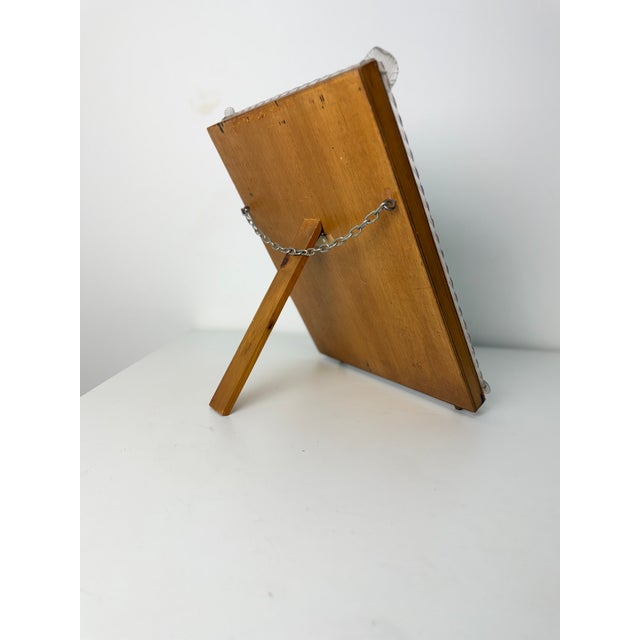 Mid-Century Modern Large Venetian Table Mirror in Murano Glass in the Style of Ercole Barovier, 1940s For Sale - Image 3 of 11