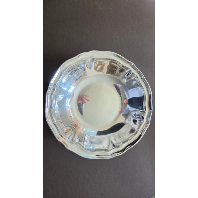 Early 2000s Five Elm Mirror-Polished Cast Aluminum Centerpiece Bowl For Sale - Image 10 of 16