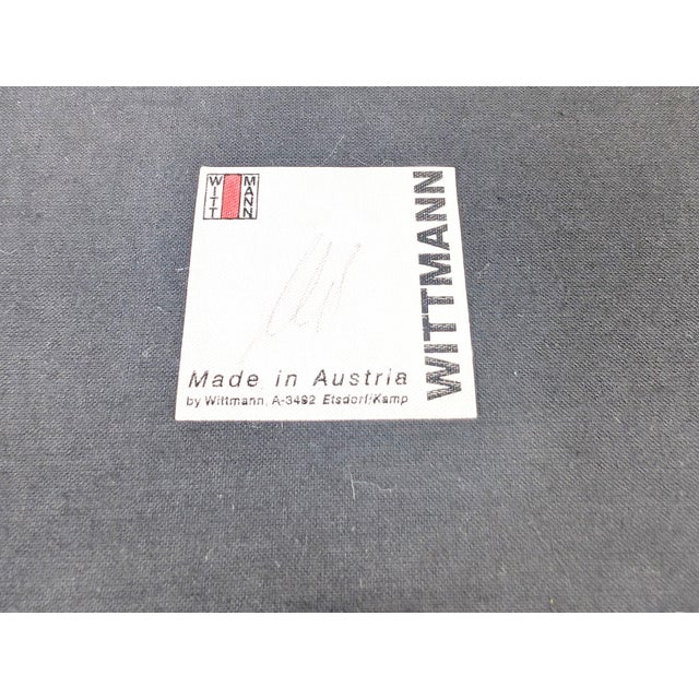 Aura Armchair in Black Leather by Paolo Piva for Wittmann For Sale - Image 9 of 10