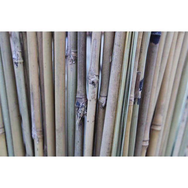 Chandelier in Brass and Bamboo, Italy, 1970s For Sale - Image 6 of 18