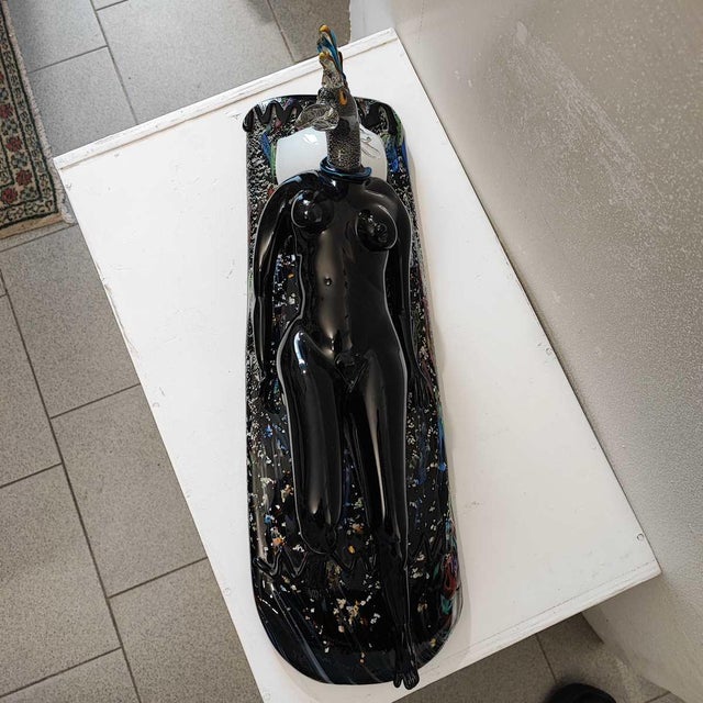 Max Hamlet, Polychrome Sculpture, 1994, Crystal For Sale - Image 16 of 18