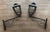 1950s Large Exterior Iron Lanterns on Supports - Set of 2 For Sale - Image 4 of 12