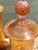 Glass Vintage Murano Vietri Amber Glass Apothecary Jars - Pair For Sale - Image 7 of 12
