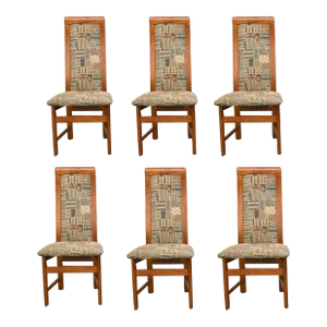1970s Modern Teak Dining Chairs - Set of 6