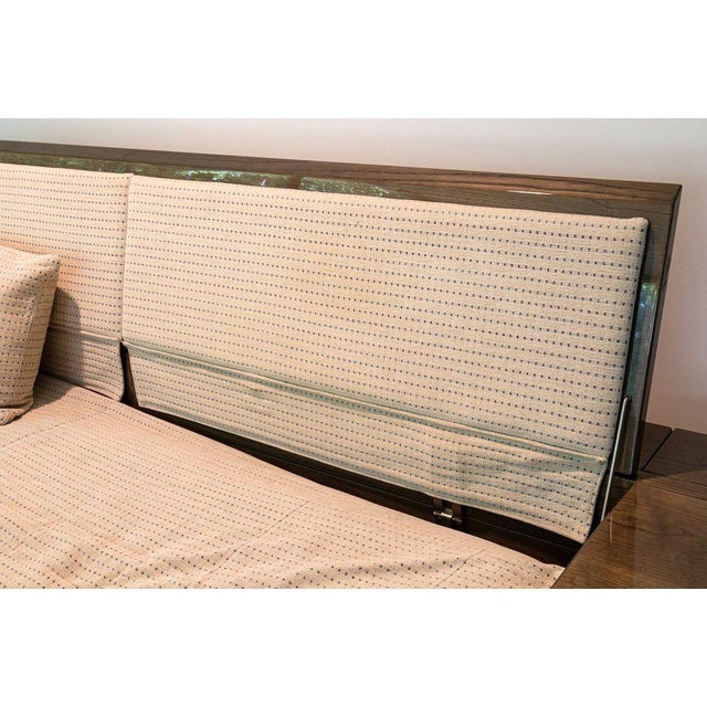 1970s Saporiti Italia Rare 1970s King Lacquered Platform Bed Frame by Giovanni Offredi For Sale - Image 5 of 8