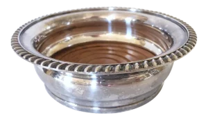 English Silver Champagne/Wine Coaster