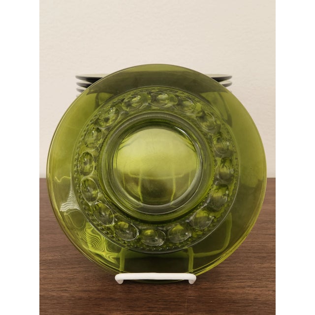 Vintage Color Crown in Green by Colony/Indiana Glass Company- 21 Pieces For Sale - Image 9 of 12