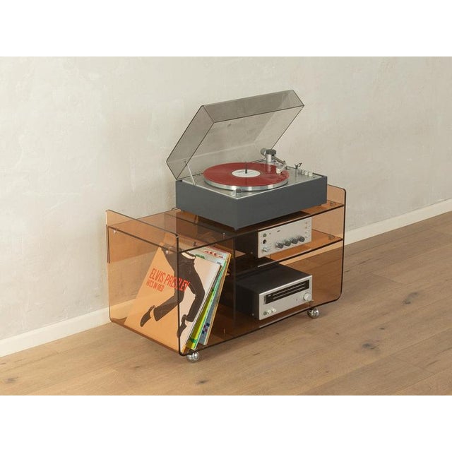 Plastic Space Age Acrylic Hi-Fi Rack by Michel Dumas For Sale - Image 7 of 7