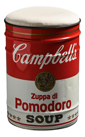 Campbells Soup Can Stool by Dino Gavina for Ultramobile Simon, 1971