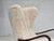 1960s Danish high-backed armchair. Reupholstered in high-quality genuine sheepskin from New Zealand/Australia, with OEKO-...