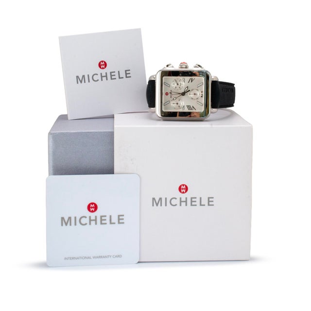 Ladies Michele Deco Sport 36mm Mww06k000071 Silver Dial Steel Quartz Watch For Sale - Image 10 of 11