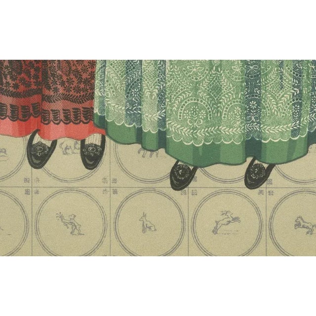 Friesland Gala Dress with Gold Caps and Coral, 1932, Paper For Sale - Image 4 of 10