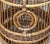 Vintage Boho Chic Bamboo and Rattan Birdcage For Sale - Image 4 of 11