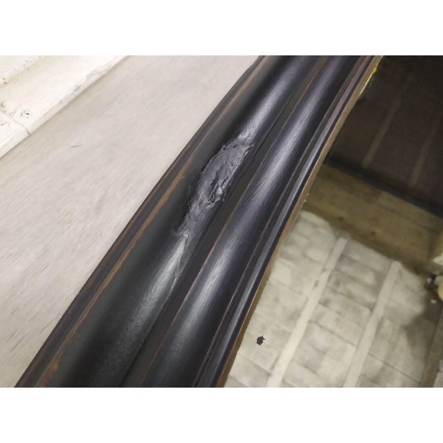 Louis Philippe Noir Style Bistro Mirror For Sale - Image 11 of 18