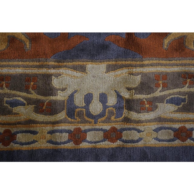 Masterloom Approx. 9x13 Hand Crafted Wool Rug For Sale - Image 11 of 13
