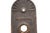 Metal Vintage Fluted Bronze Passage Door Knob Set For Sale - Image 7 of 7