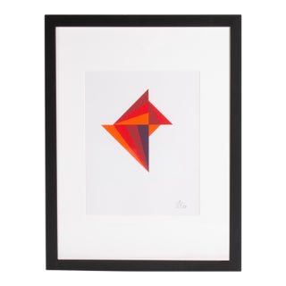 1995 “Konstruktion and Intuition” Serigraph Print by Anton Stankowski For Sale