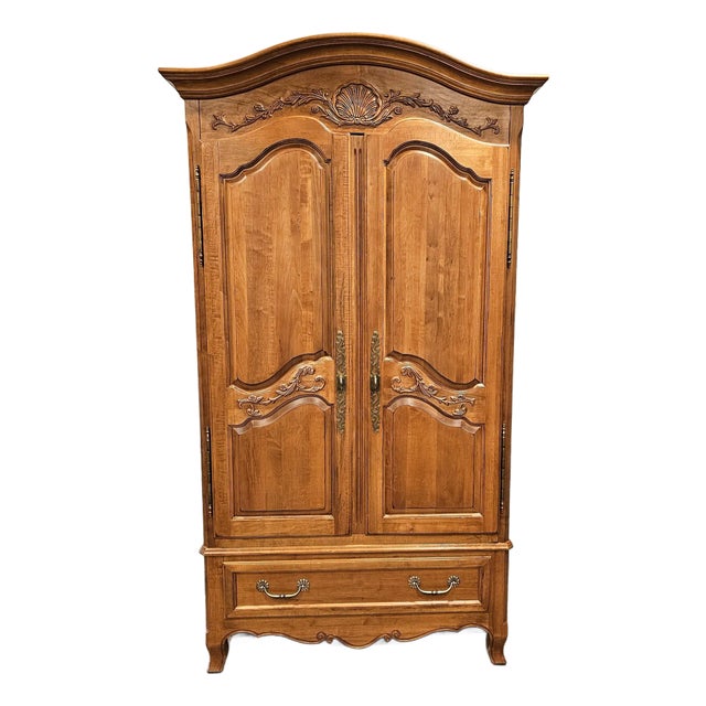 Legacy Armoire ~ Country French Wardrobe by Ethan Allen For Sale